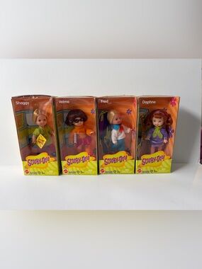 Scooby-Doo Kelly Club Dolls Set Of 4 - Shaggy, Velma, Fred & Daphne